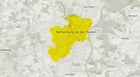 Immobilienpreisekarte Rothenburg ob der Tauber Rothenburg